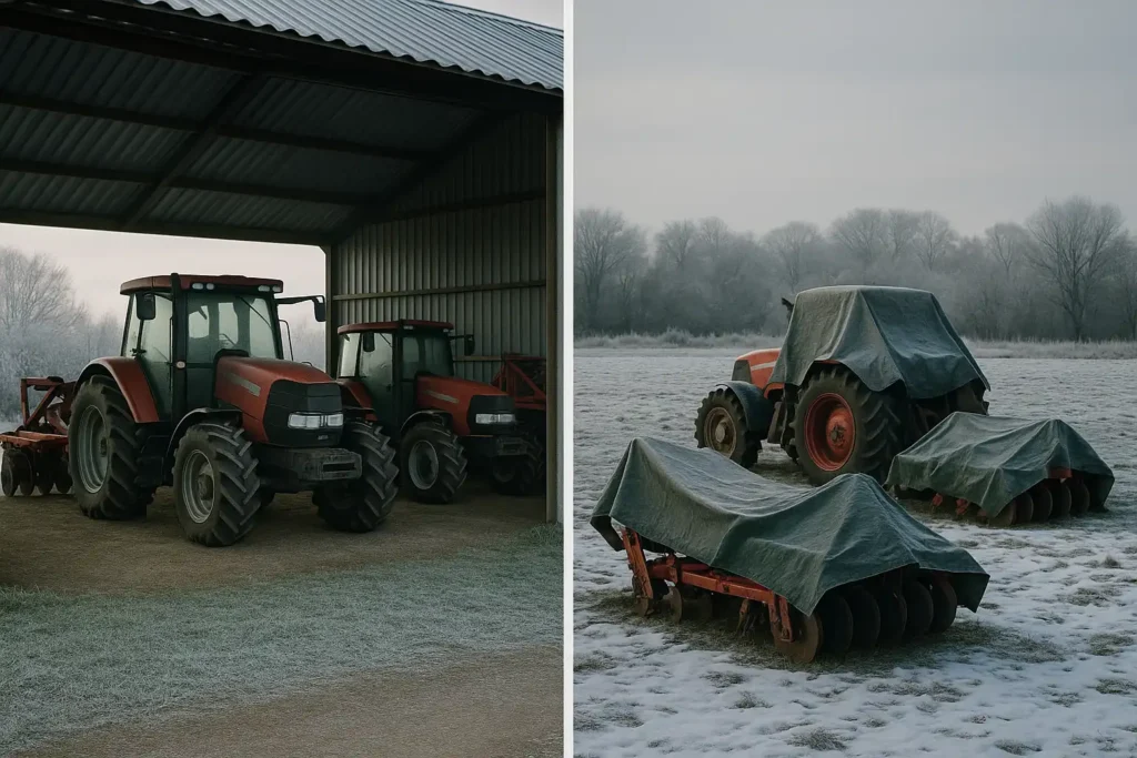 protecting tractors and implements from cold weather