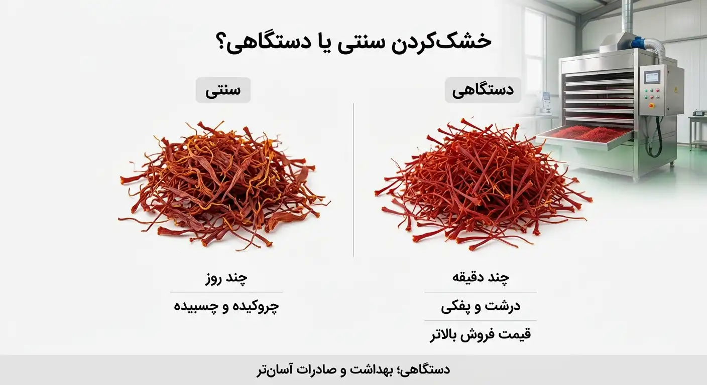 The Best Method for Drying Saffron