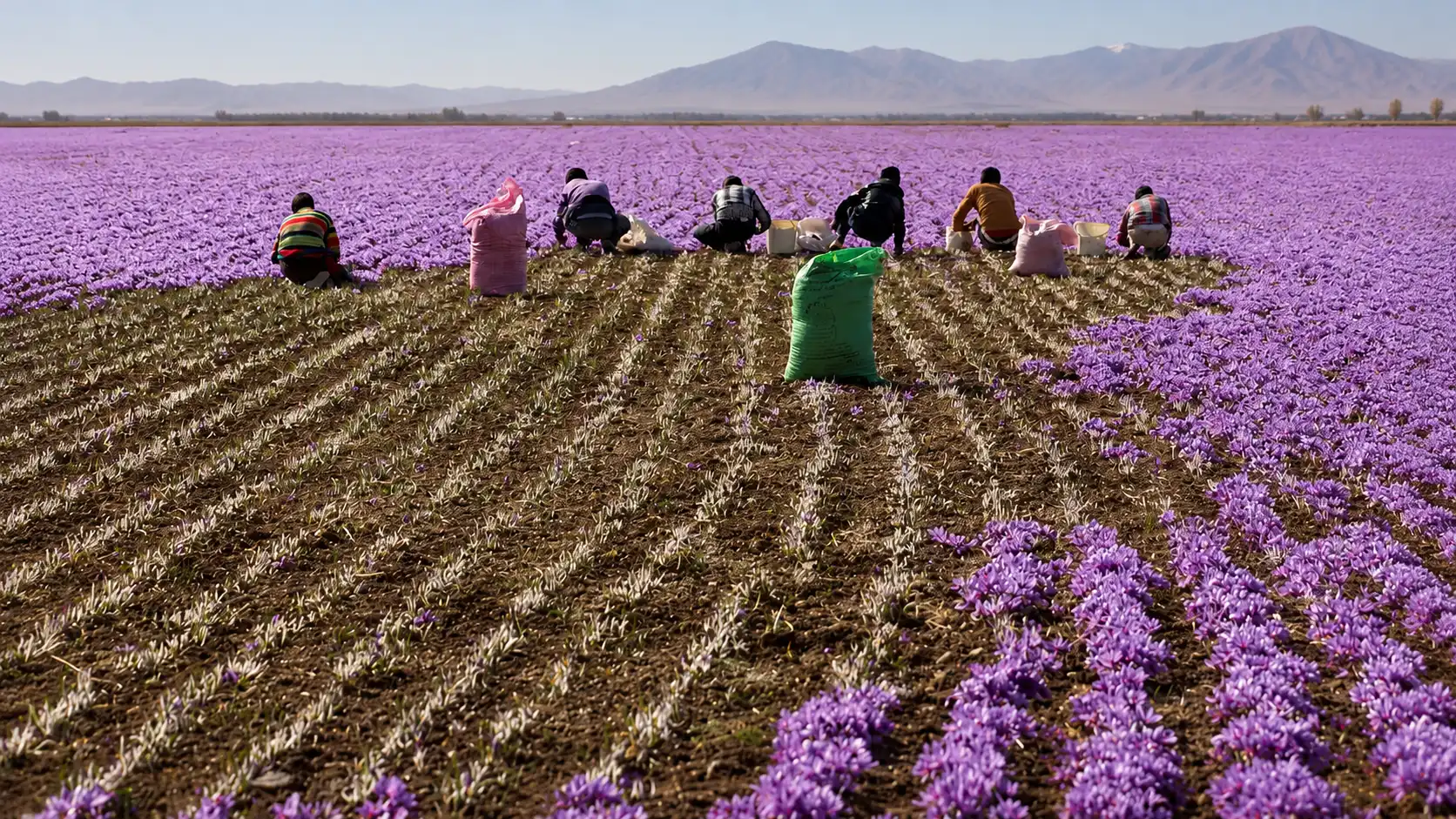saffron harvest problems