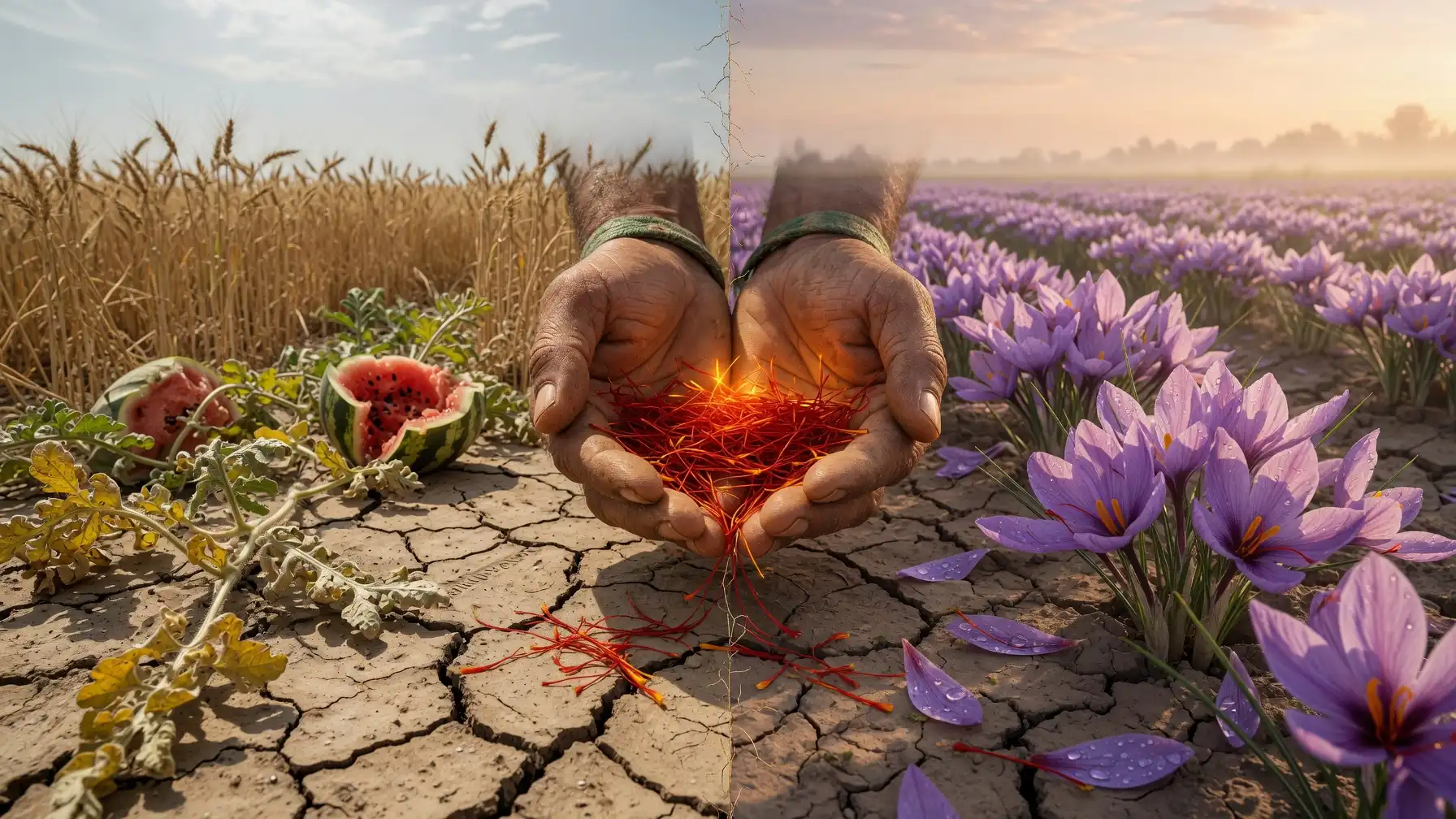 تغییر الگوی کشت: چرا زعفران جایگزین مناسبی برای کشاورزان ایرانی است؟