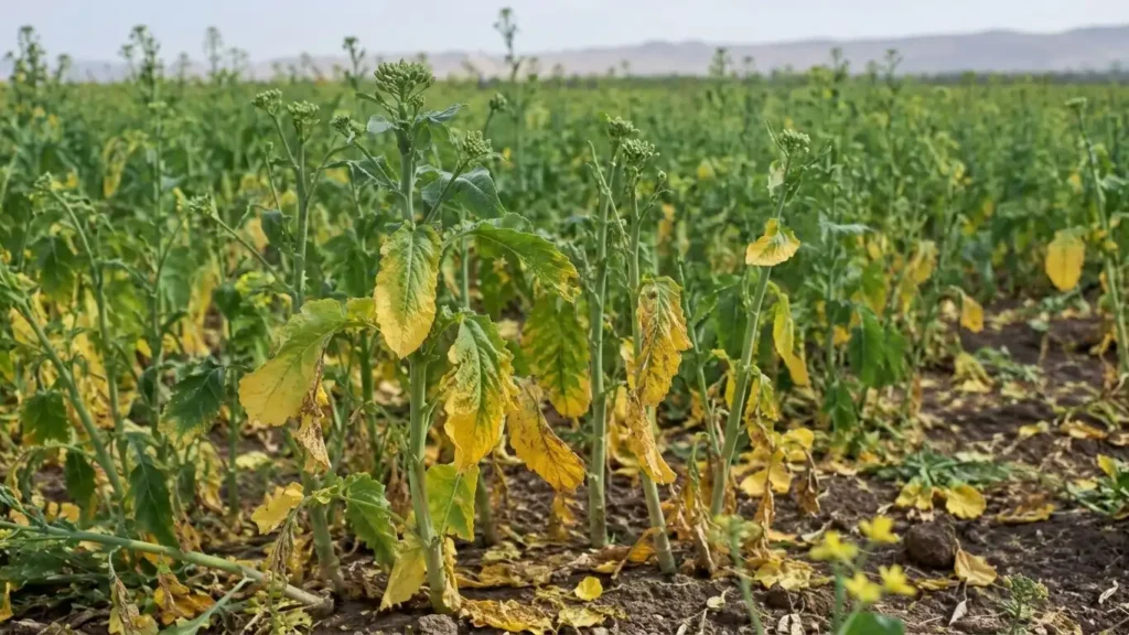زردی و ریزش برگ کلزا؛ علل و راه‌حل‌ها